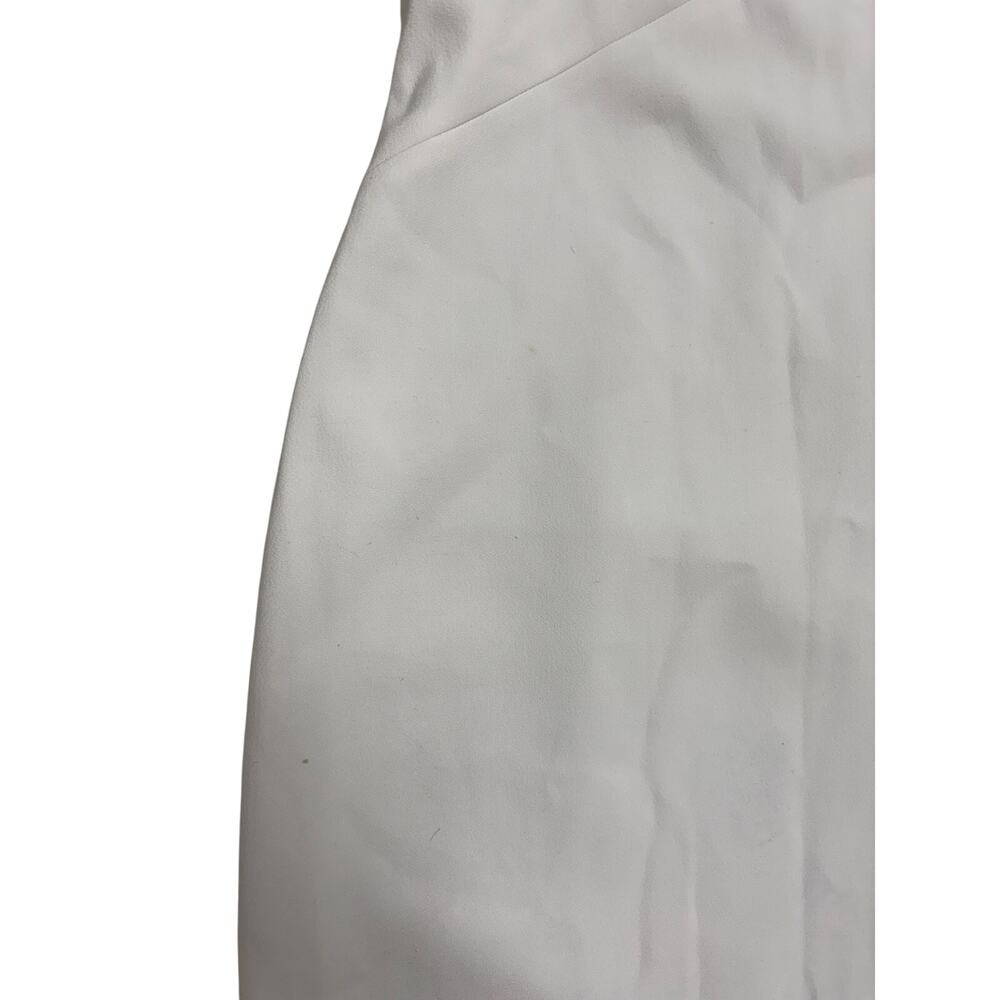 Laundry by Shelli Segal White Sleeveless Dress 🤍 Chic Minimalist - Size 4 - Picture 5 of 6